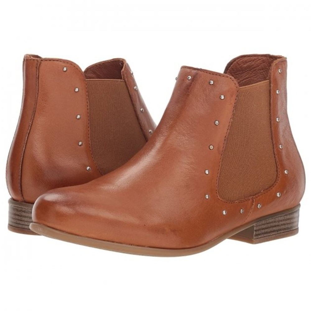 Eric Michael Brown Leather Jolie Boots in Brown Sz 39 EU 8.5 US